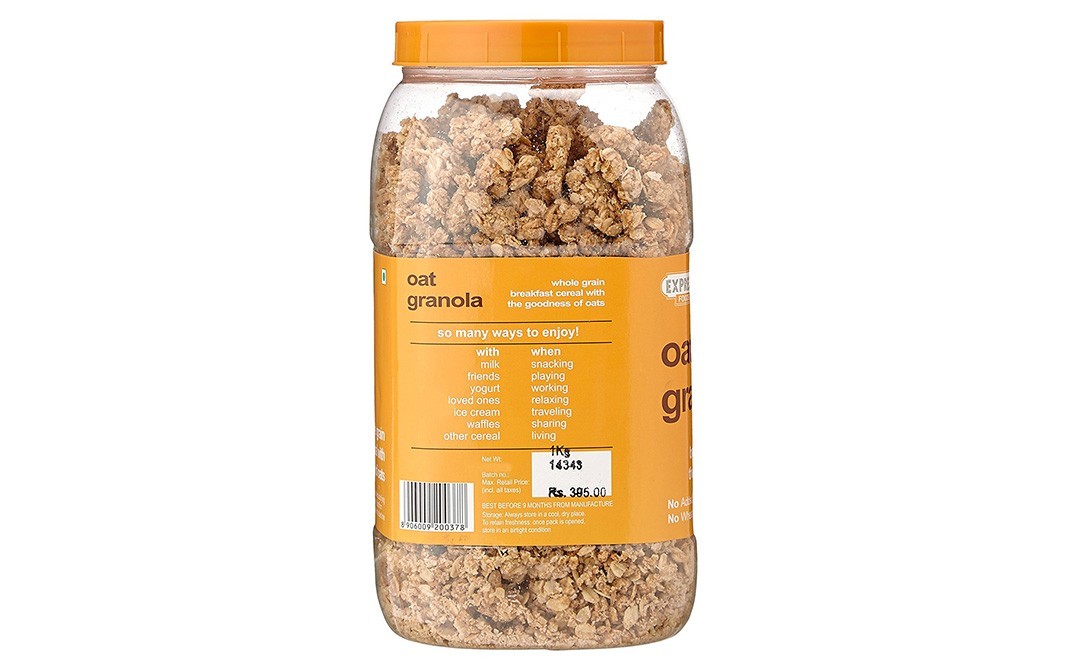 Express Foods Oat Granola    Plastic Jar  1 kilogram